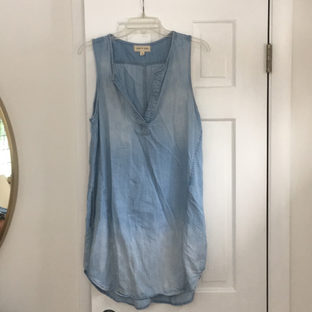 Cloth & Stone 100% tencel denim dress